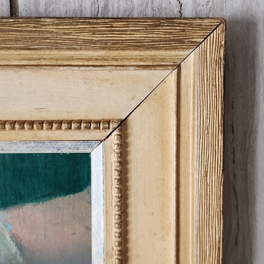 Antique Painting on a board. - Picture 7 of 8